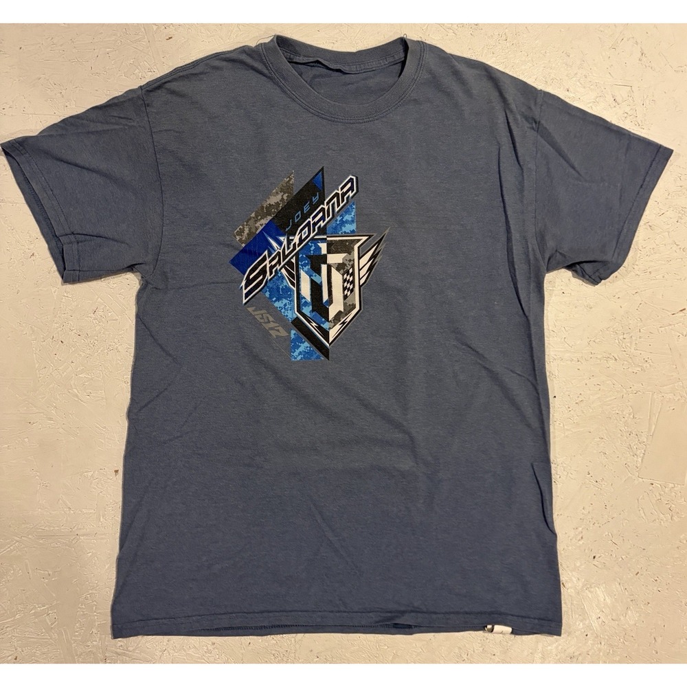 Joey Saldana 2016 Tulsa Chili‎ Bowl Sprint Car Outlaw Racing T Shirt Mens M